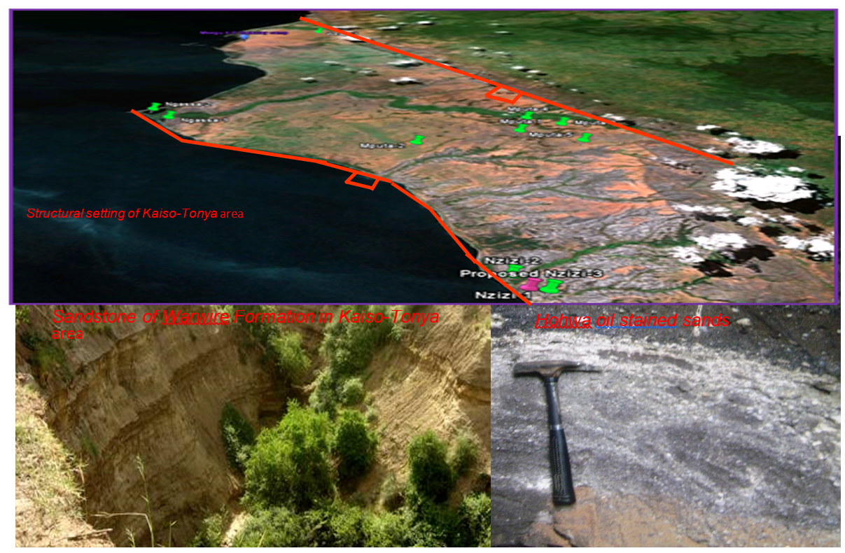 Kaiso-Tonya structural setting and geology